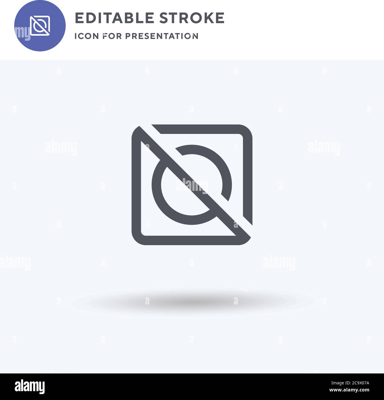 Do Not Tumble Dry icon vector, filled flat sign, solid pictogram