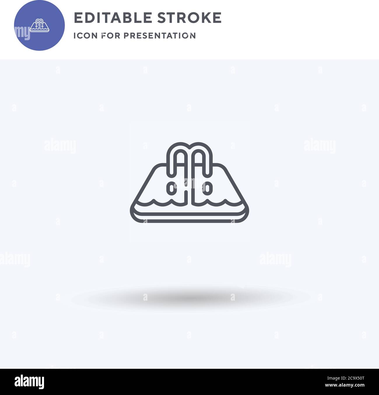Windshield icon vector, filled flat sign, solid pictogram isolated on white, logo illustration. Windshield icon for presentation. Stock Vector