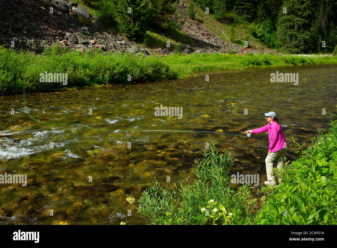 Flyfishing the St. Joe Wild and Scenic River, St. Joe National Forest, St. Joe River Scenic
