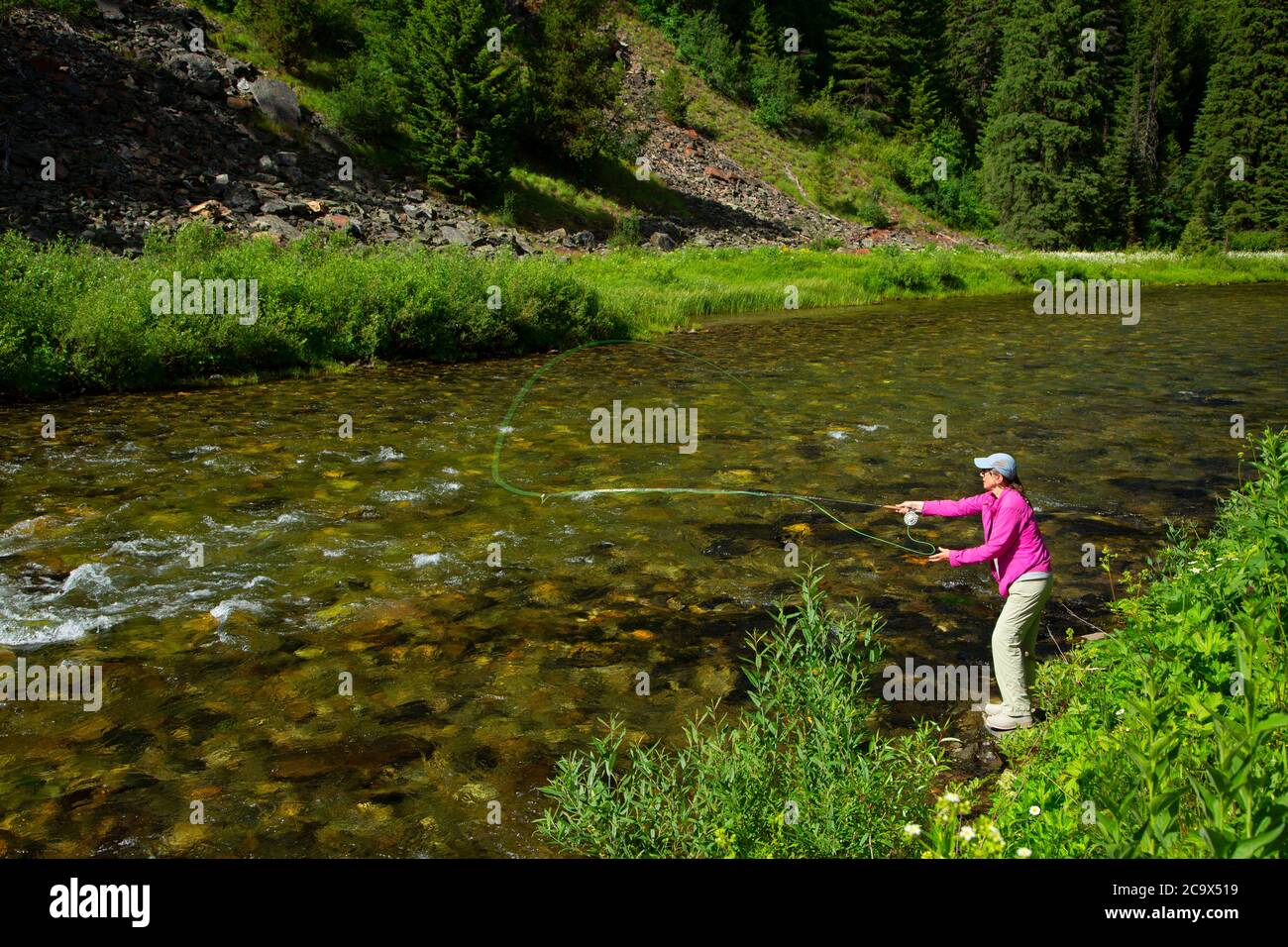 Flyfishing the St. Joe Wild and Scenic River, St. Joe National Forest, St. Joe River Scenic