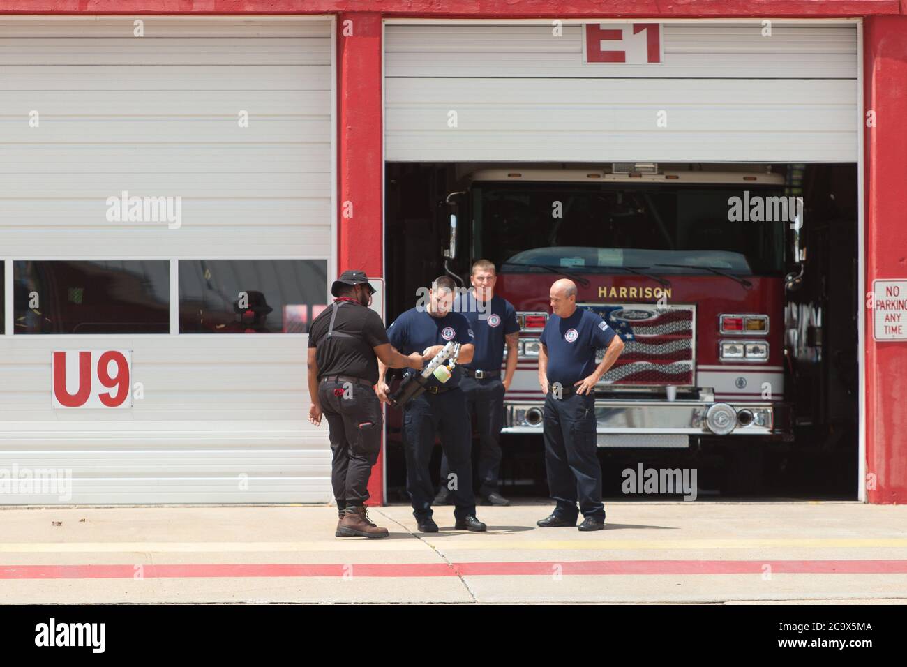Zinc, Arkansas, USA. 2nd Aug, 2020. Aug. 2, 2020 Quinn Foster of