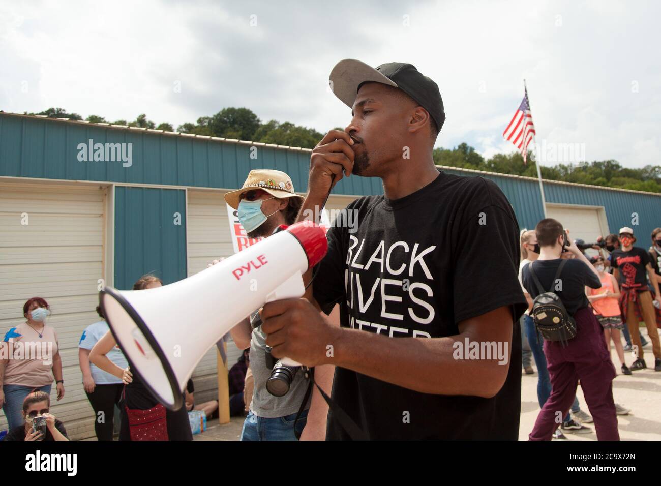 Zinc, Arkansas, USA. 2nd Aug, 2020. Aug. 2, 2020 Aaron Clarke, co