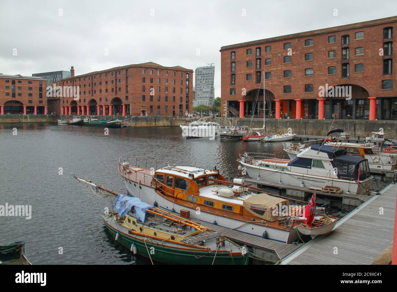 Liverpool, UK. 01st Aug, 2020. Boats seen docked at the Royal Albert Docks in Liverpool. Credit: SOPA Images Limited/Alamy Live News Stock Photo