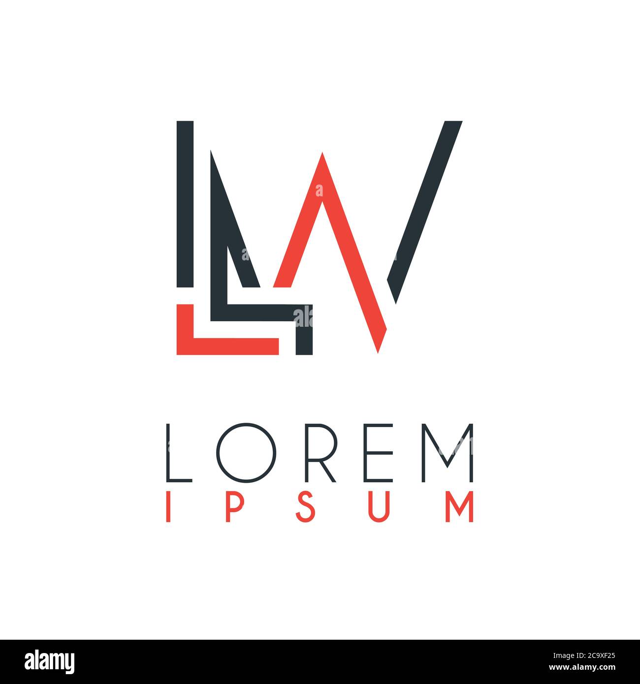 The logo between the letter L and letter W or LW with a certain ...