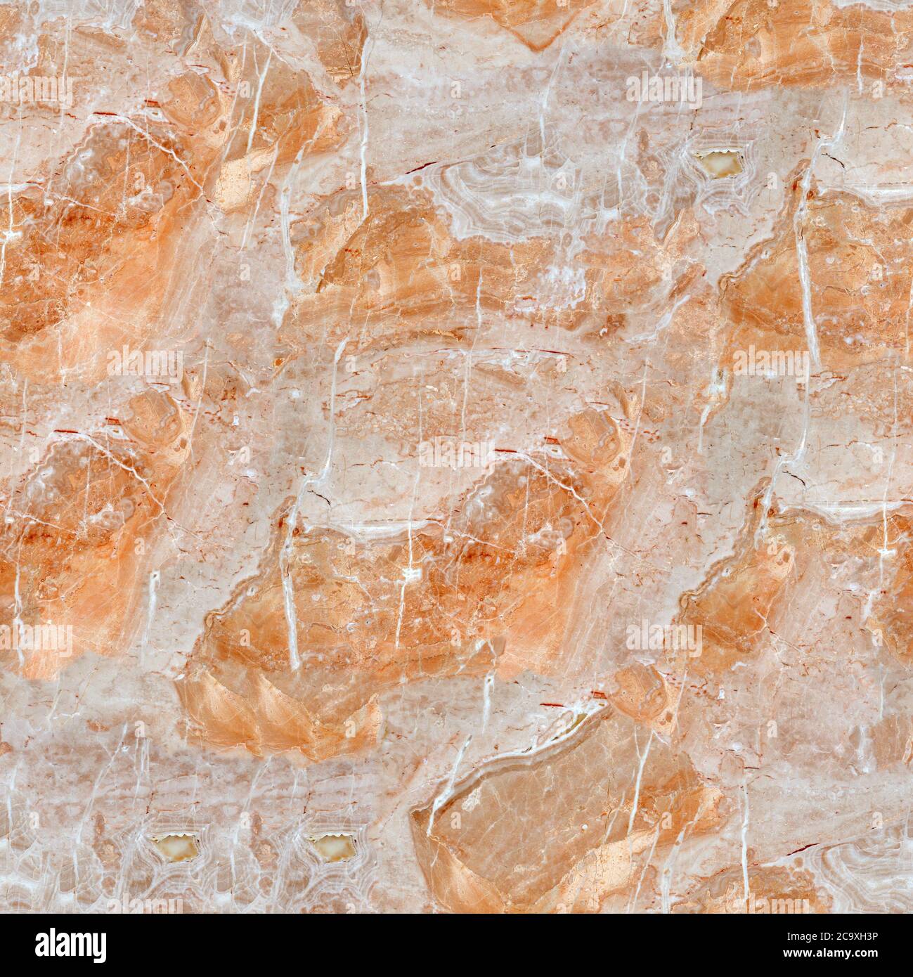 Luxury pink marble texture. Seamless square background, tile ready