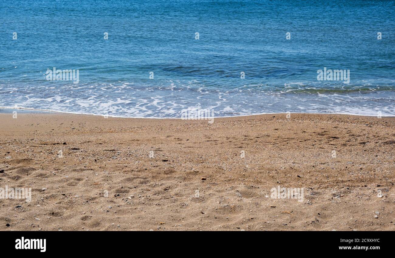 Empty beach soft waves early hi-res stock photography and images - Alamy