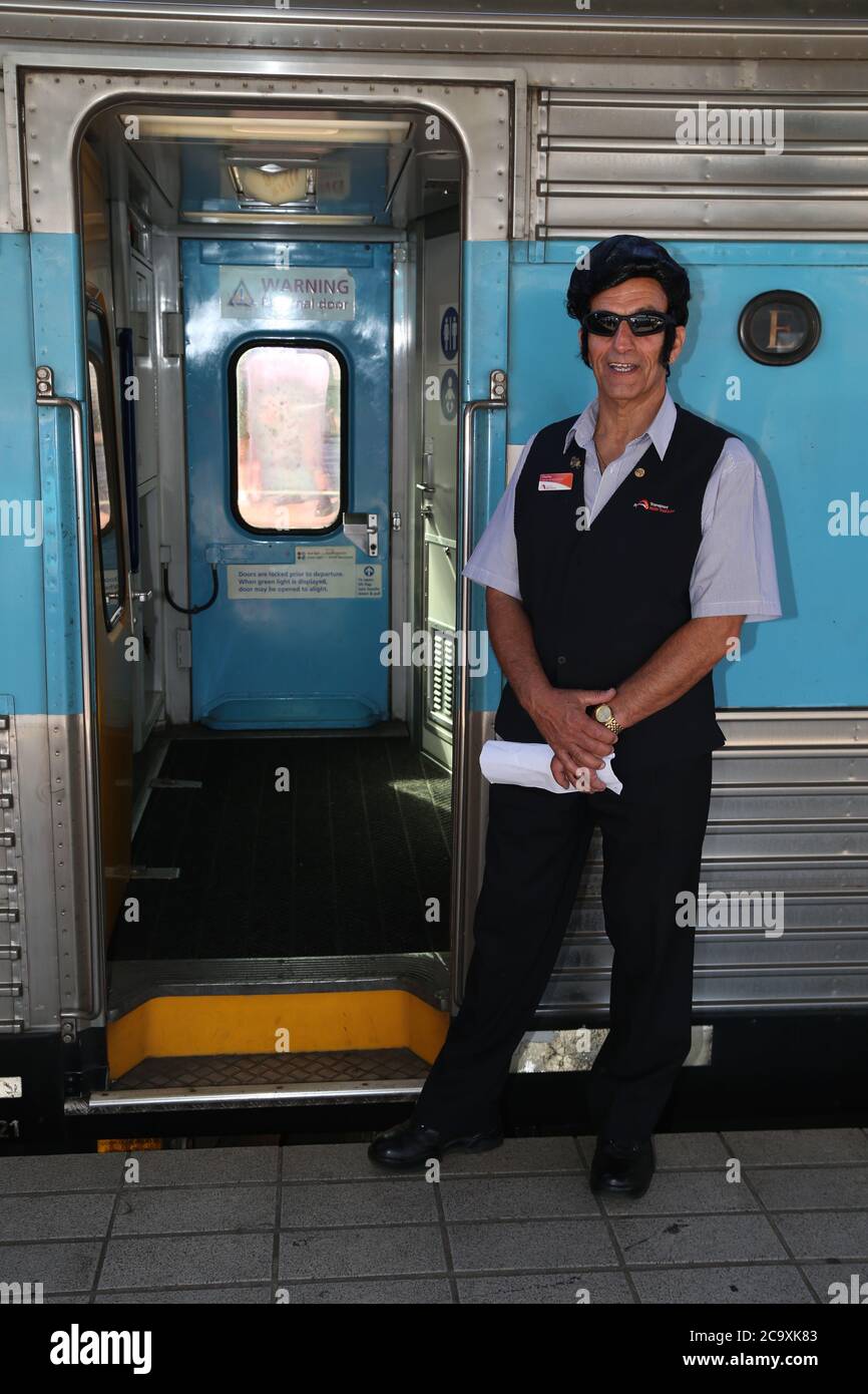 Even the train guards were dressed like Elvis for the 2015 NSW