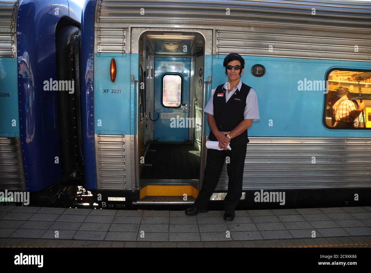 Even the train guards were dressed like Elvis for the 2015 NSW