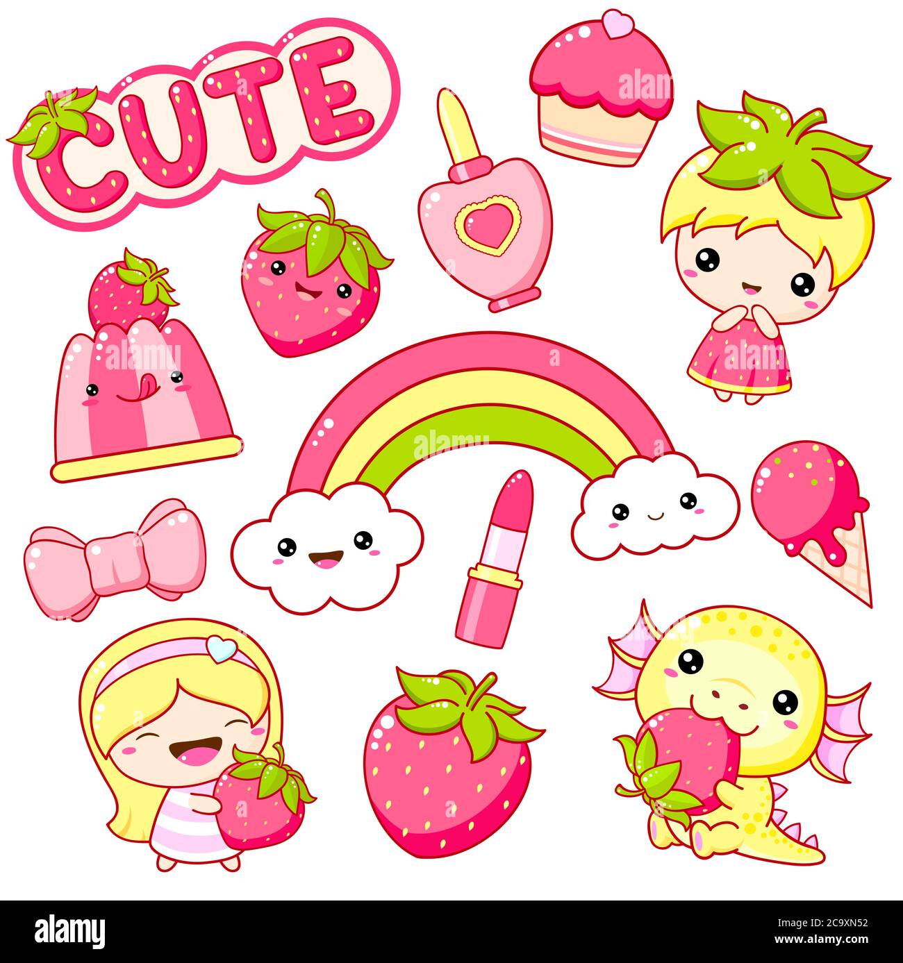 Girly stickers hi-res stock photography and images - Alamy