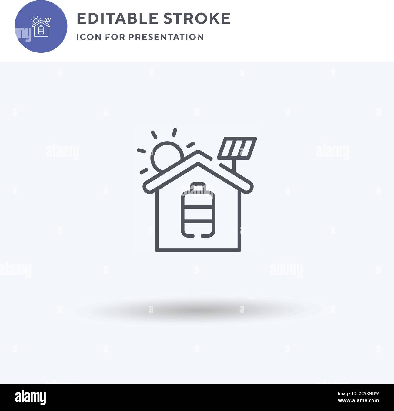 Solar System icon vector, filled flat sign, solid pictogram isolated on ...