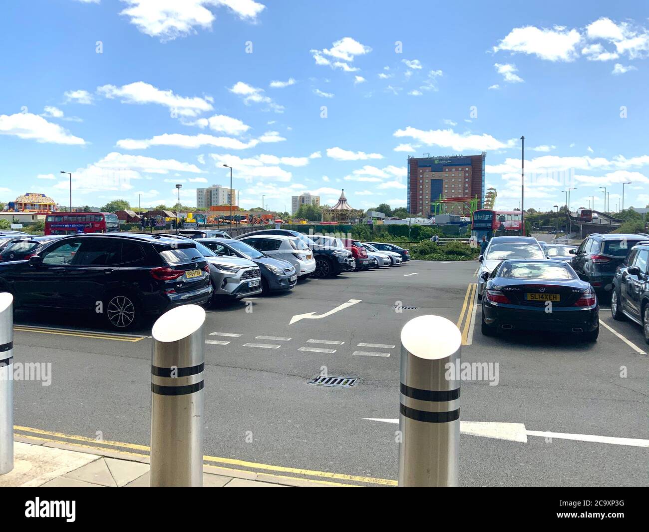 Car Park outside Brent Cross Shopping Centre Stock Photo Alamy