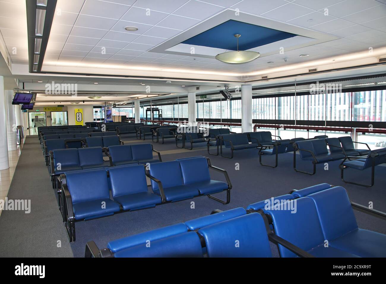 The airport in Santiago, Chile Stock Photo