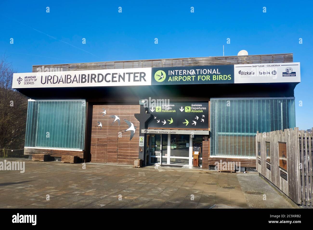 Bird Migration Center in Urdaibai Biosphere Reserve. Biscay. Basque Country. Spain Stock Photo