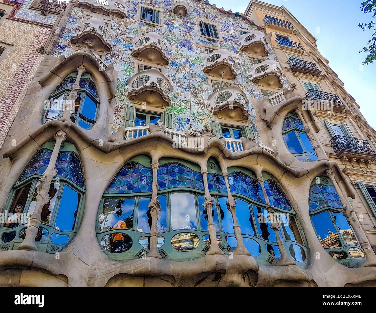 Casa Batlló in Barcelona is one of Antoni Gaudi's most famous buildings