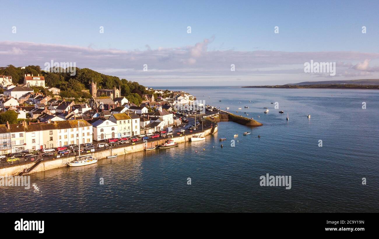 Appledore in North Devon on the River Torridge at high tide from the