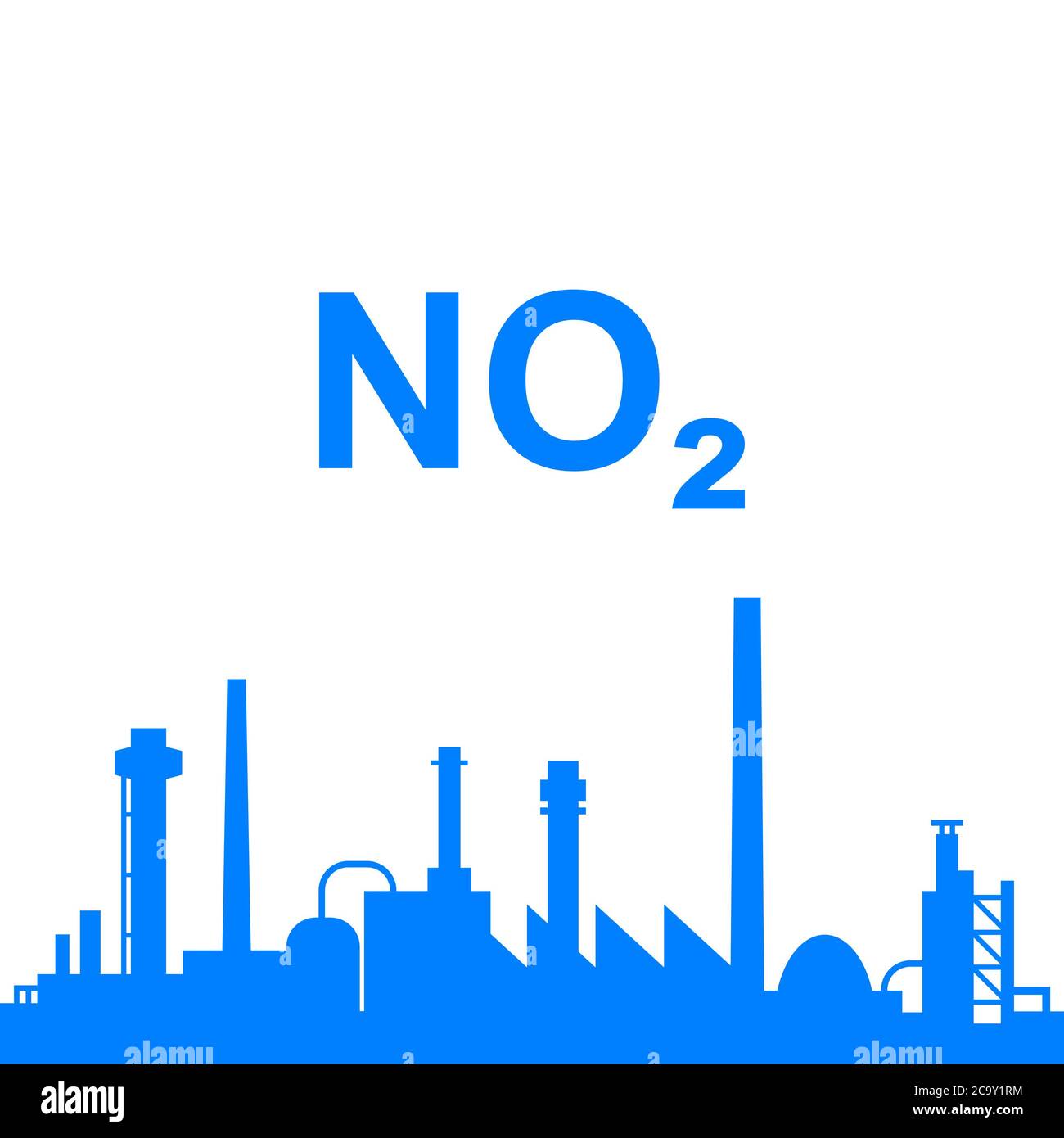 Nitrogen dioxide and industry Stock Photo Alamy