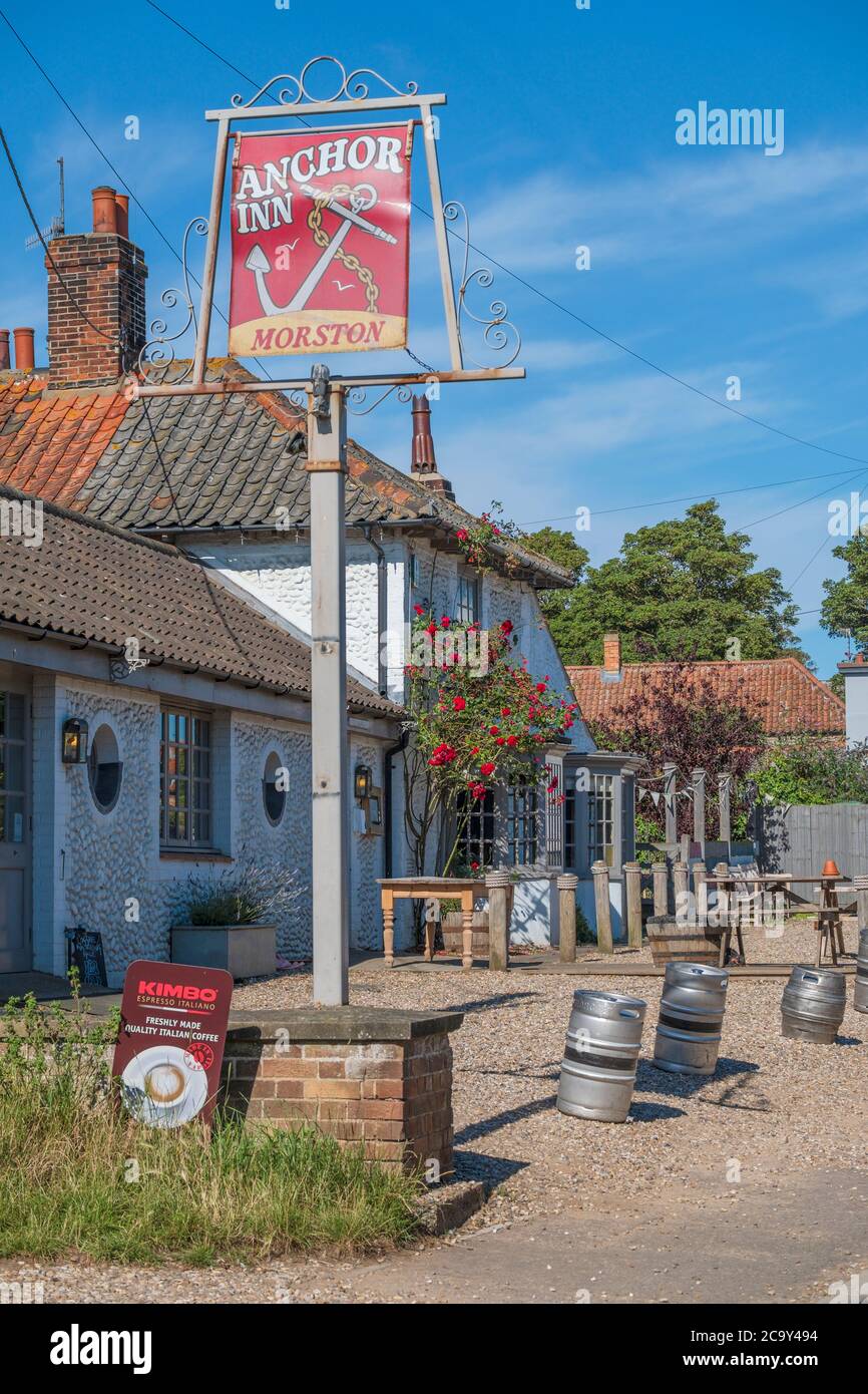 The Anchor Inn at Morston Stock Photo Alamy