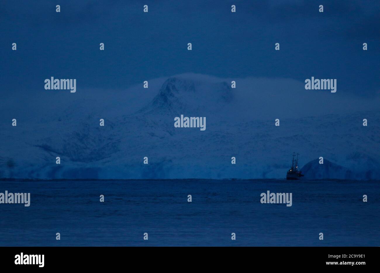 Ocean scene around Andenes, Andoya island, Vesteralen, Norway, Scandinavia, Europ Stock Photo