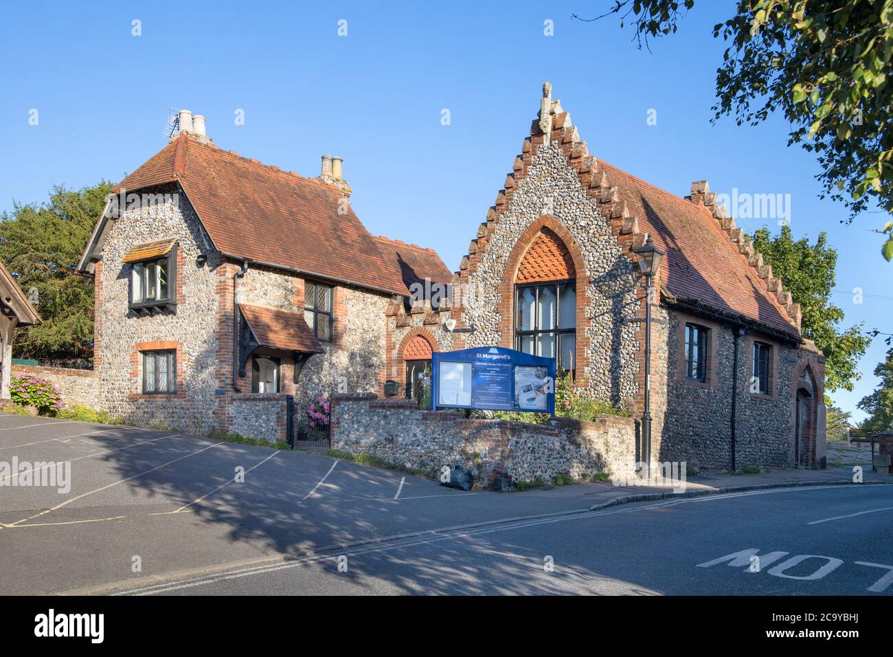 st margarets parish church hall in the village of angmering west sussex Stock Photo