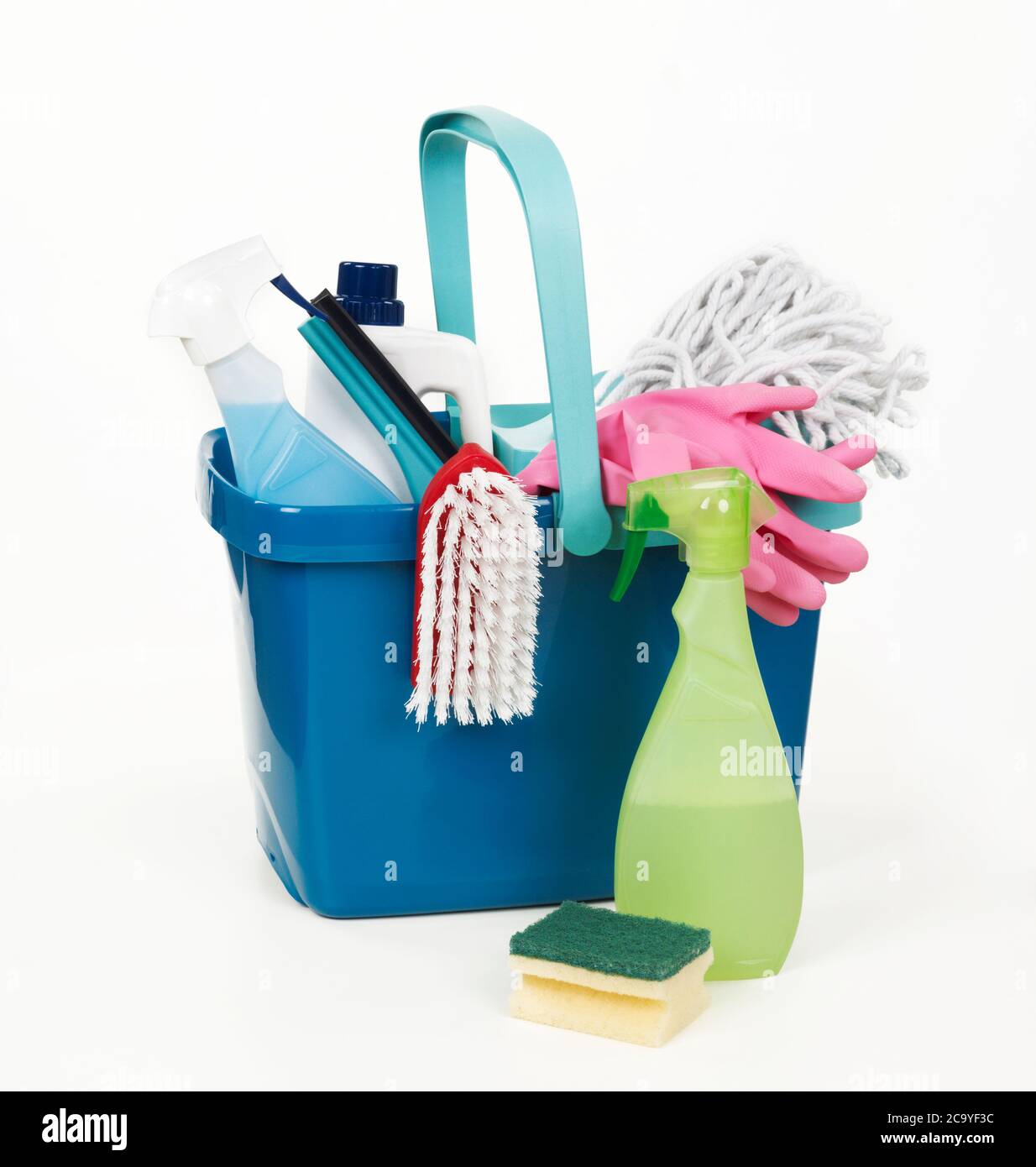Cleaning equipment isolated Stock Photo - Alamy