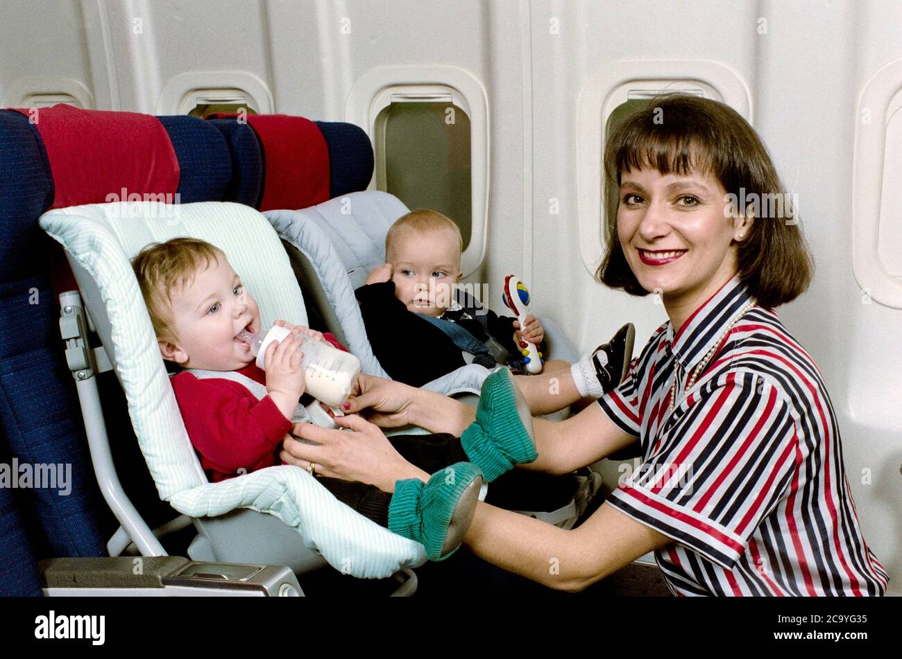 British Airways introduce child safety seats for very young passengers