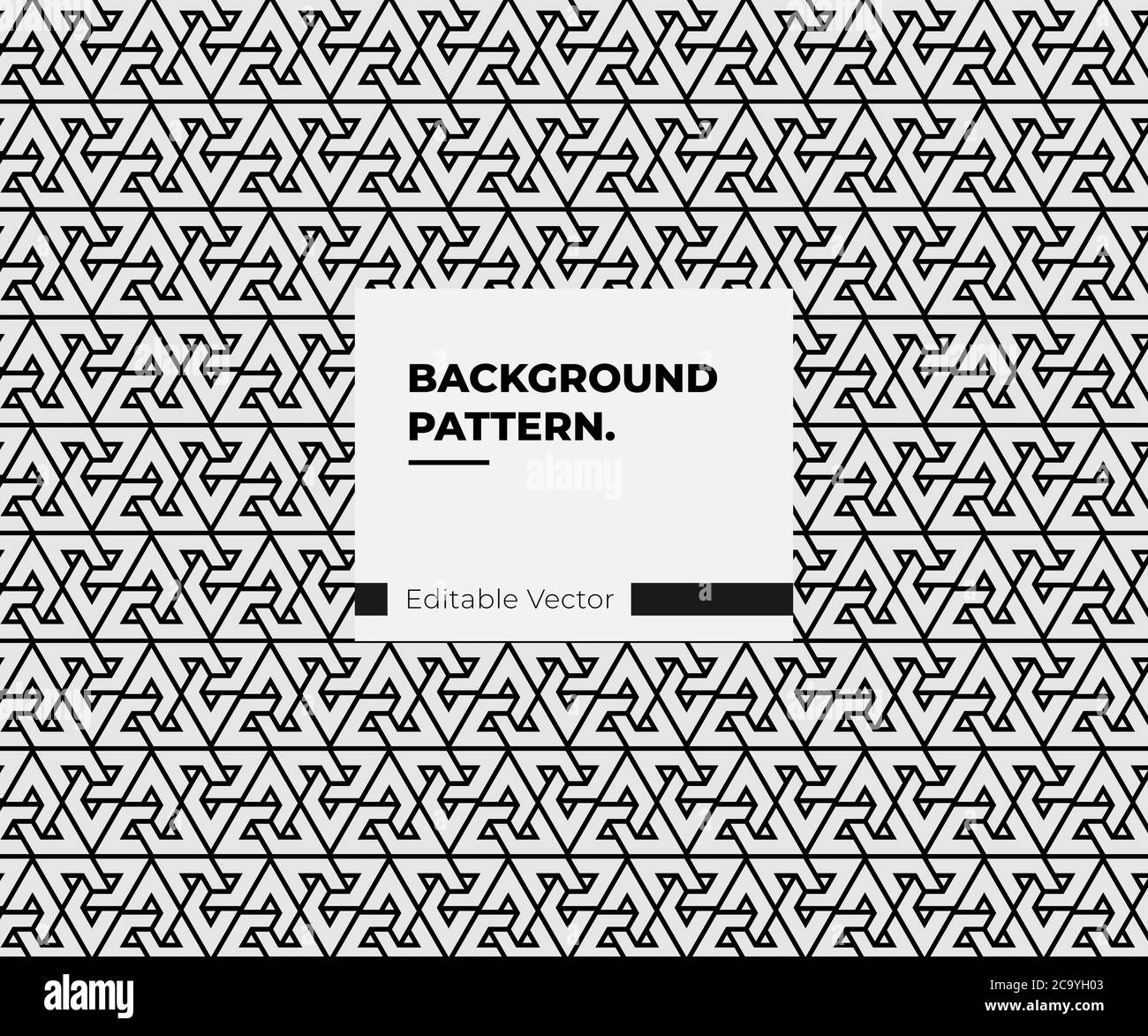 black and white geometric background pattern Stock Vector