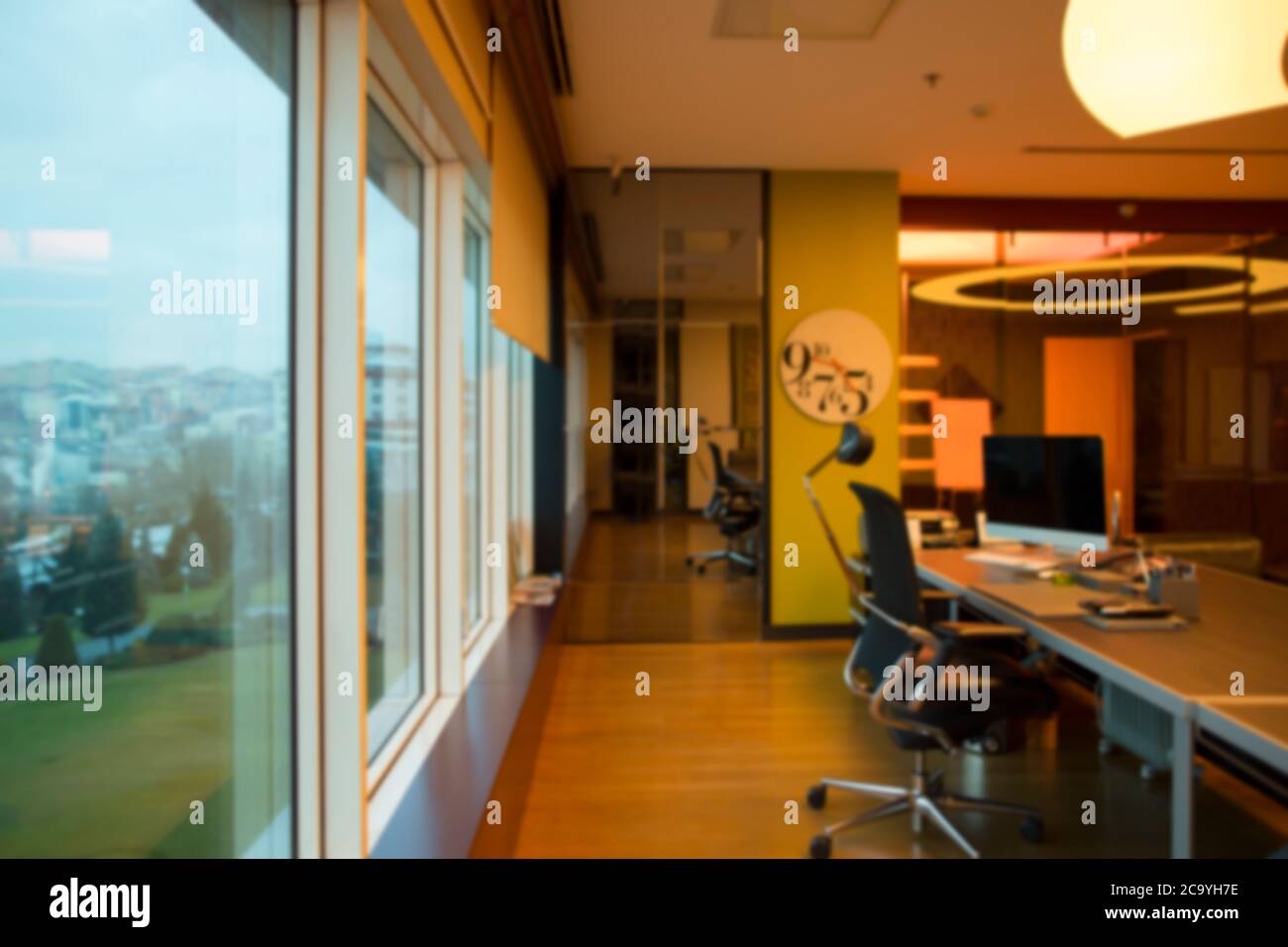 Blurred Office Background Stock Photo - Alamy