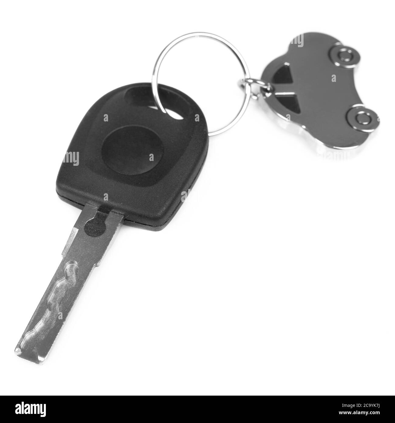 Car keys isolated on white Stock Photo Alamy