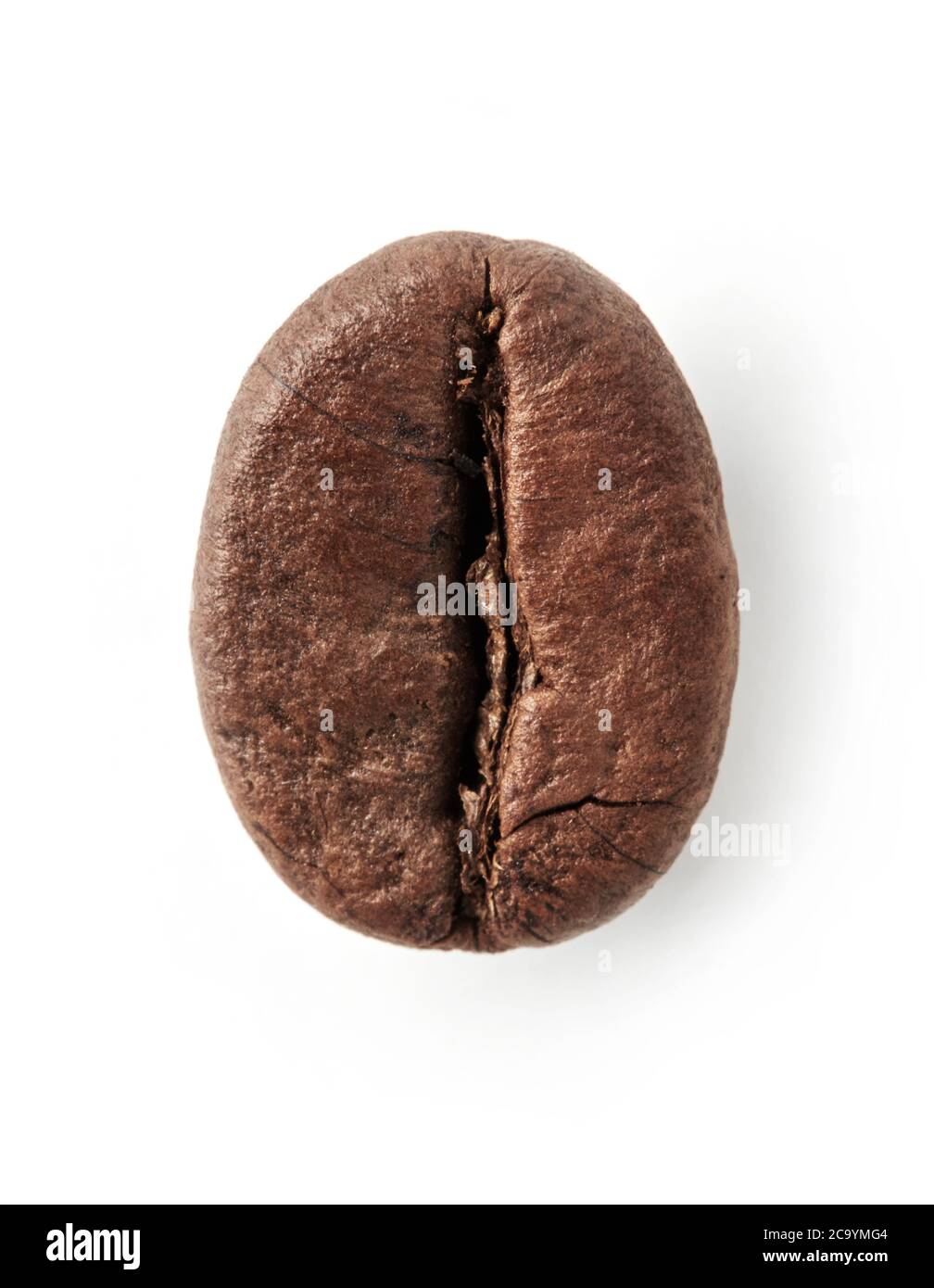Coffee bean closeup isolated on white Stock Photo Alamy