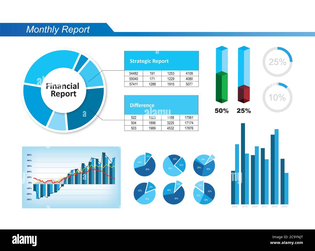 Data charts and graphs Stock Photo - Alamy
