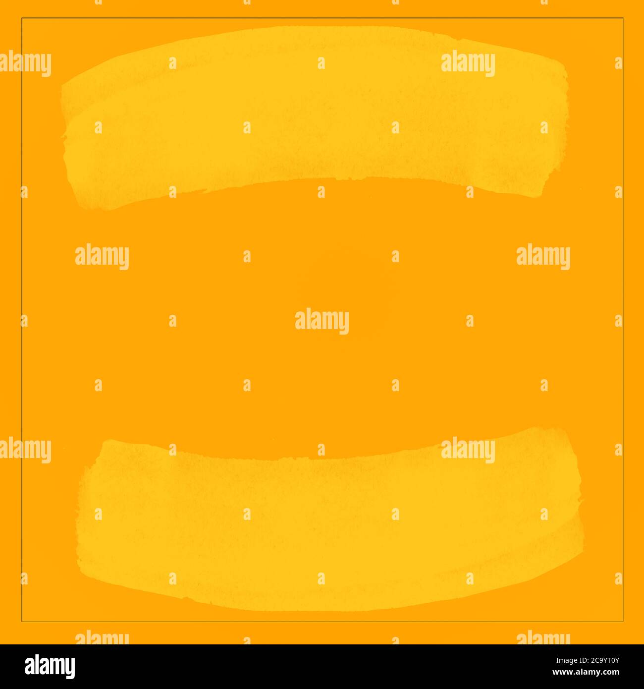 Yellow Backround Frame Modern Empty Yellow Background Frame Design With Brush Strokes Template ...