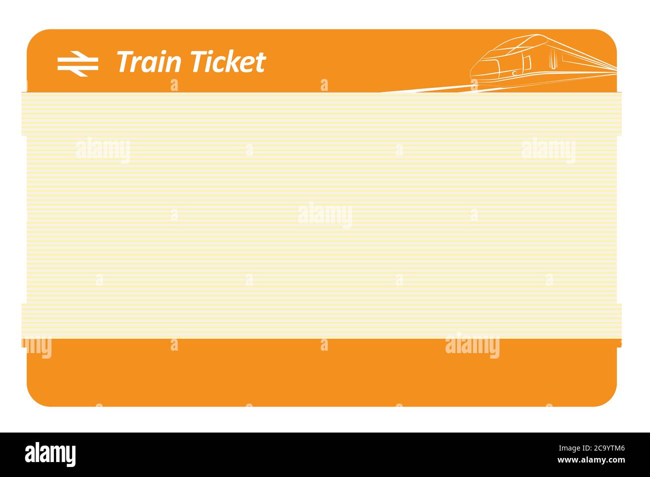 Train Ticket Blank High Resolution Stock Photography and Images - Alamy