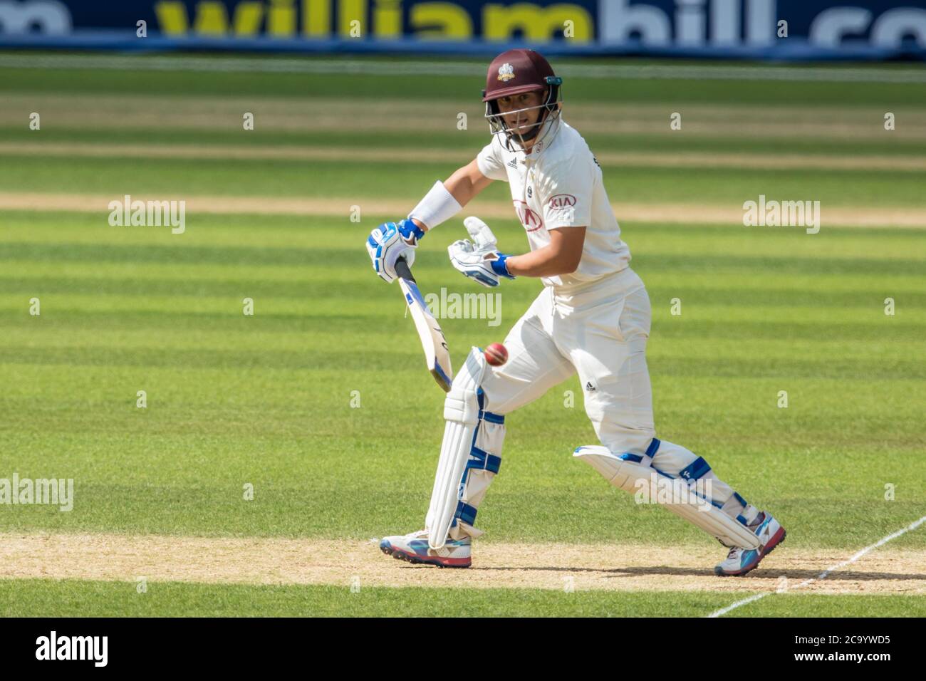 London, UK. 3 August, 2020. XXX batting for Surrey against Middlesex on day  three of the Bob Willis Trophy game at the Oval. David Rowe/Alamy Live News  Stock Photo - Alamy