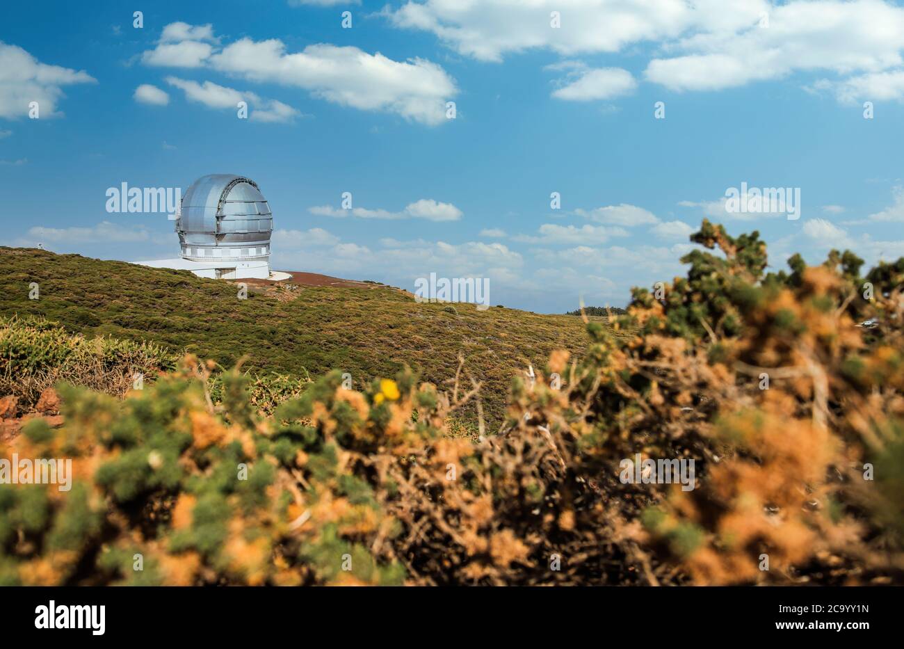 Gran Telescopio in La Palma, Canary Islands, Spain Stock Photo