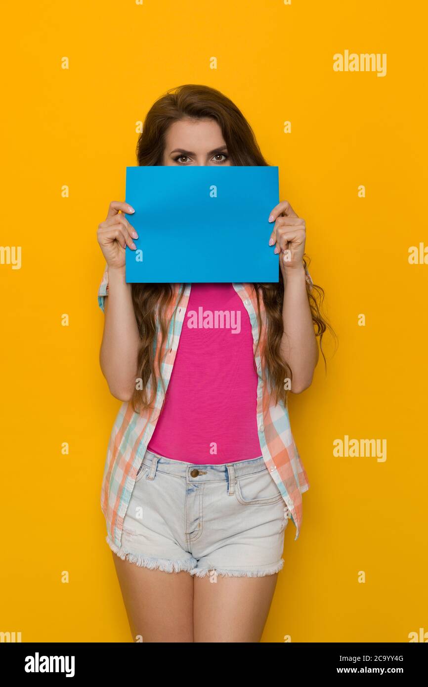 Blue face best sale yellow shorts