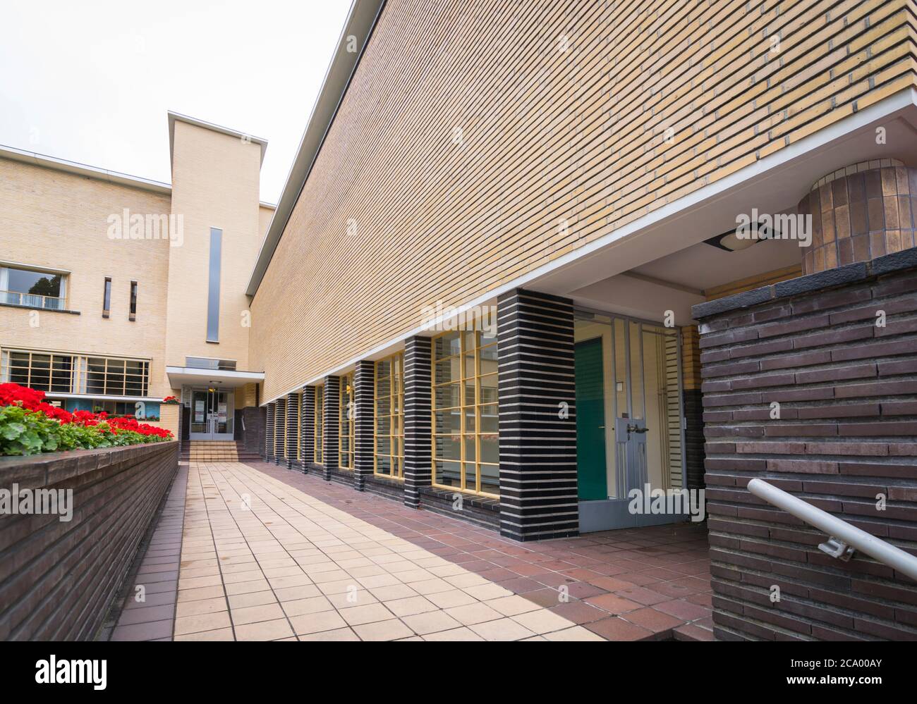 Hilversum town hall in the Netherlands, architecture Willem Marinus Dudok, completed in 1931. Stock Photo