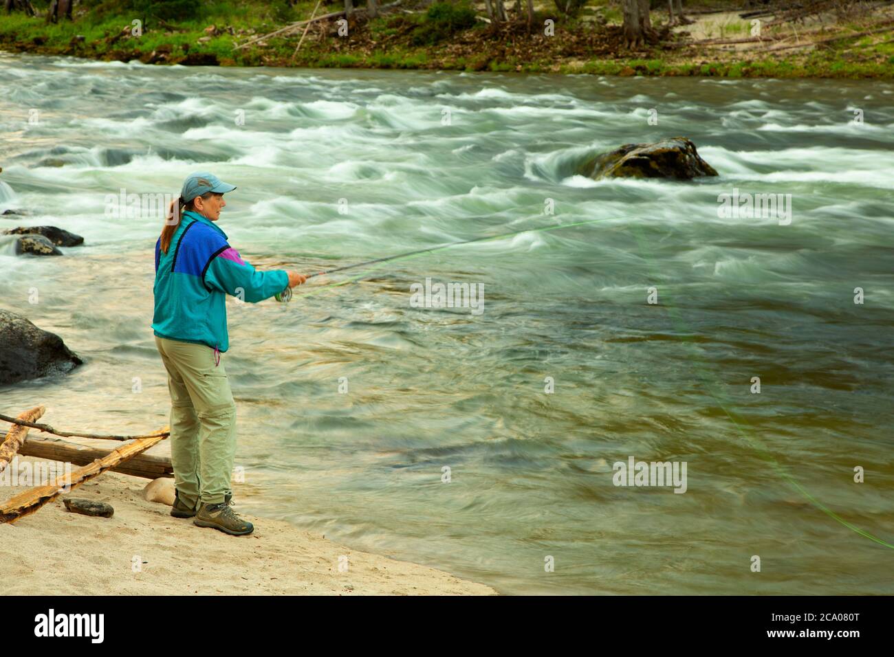 Flyfishing, Selway Wild and Scenic River, Nez Perce National Forest