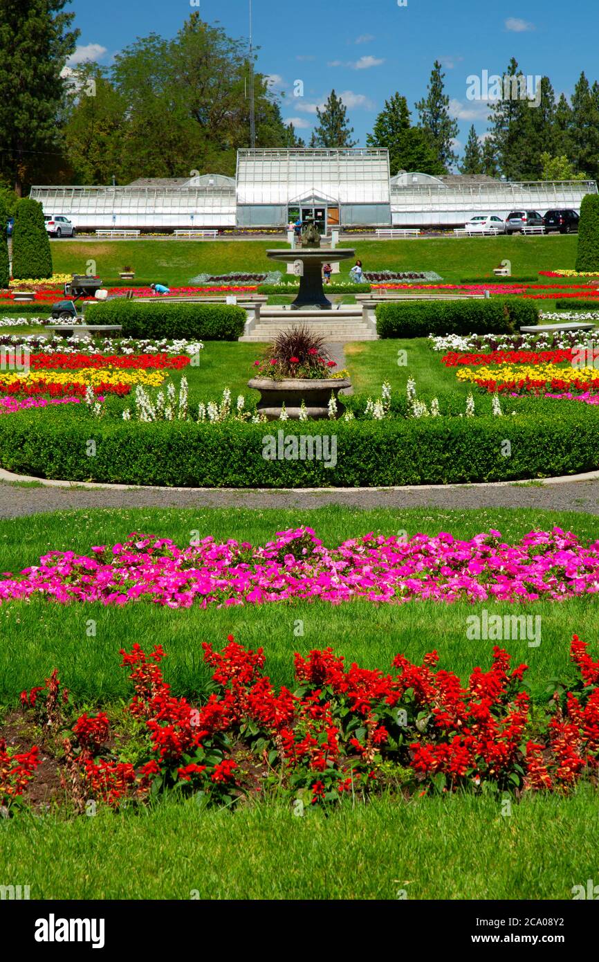 Duncan Garden, Manito Park, Spokane, Washington Stock Photo Alamy