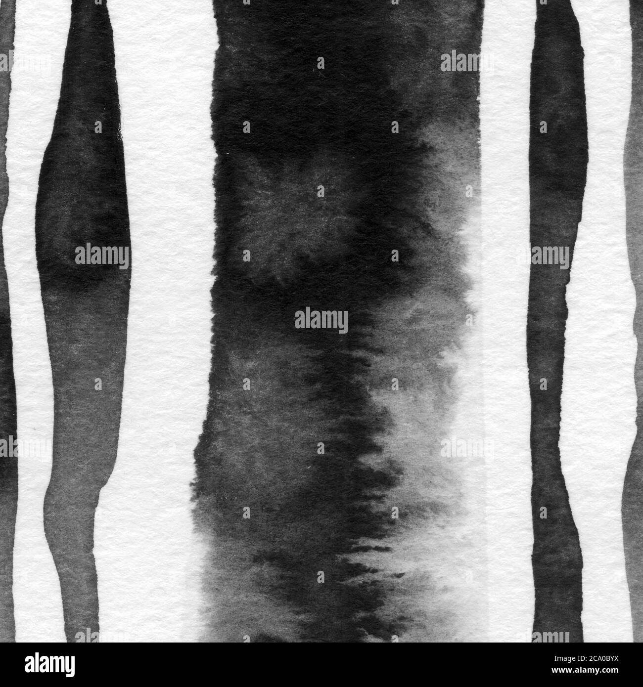 Ink abstract vertical lines, spots. Hand drawn minimalist illustration ...