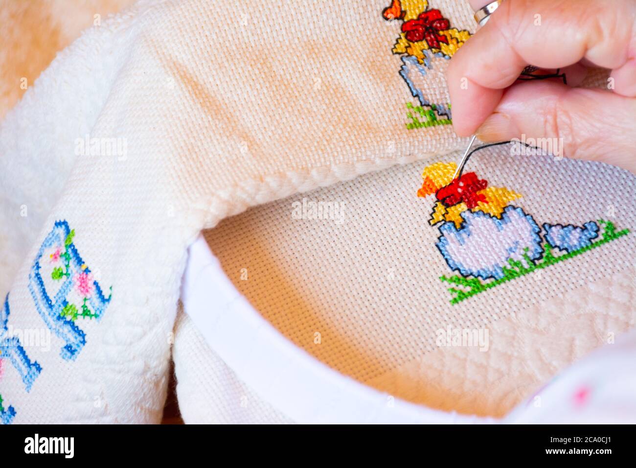 Cross Stitch Letters High Resolution Stock Photography And Images Alamy