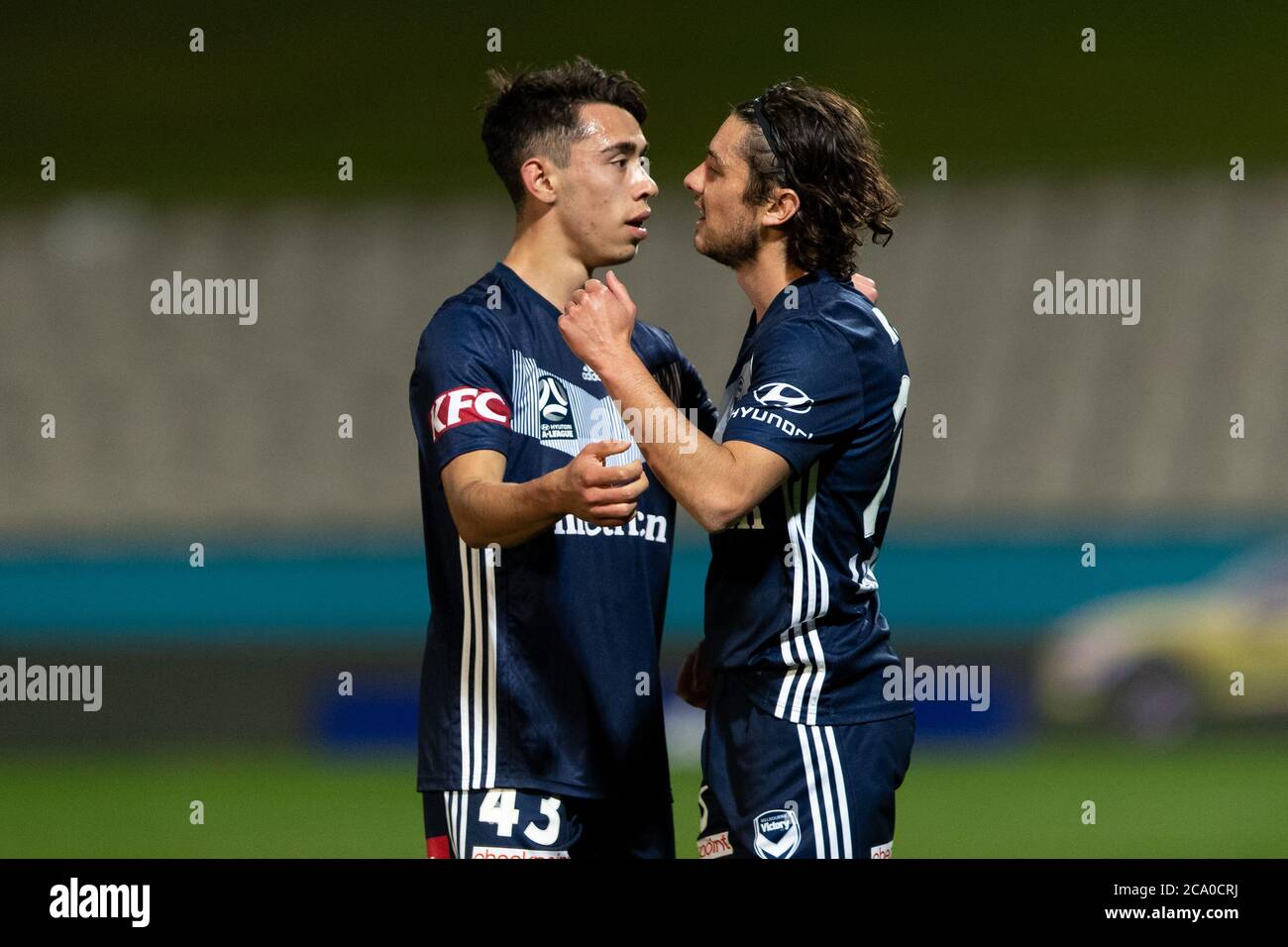 pix Marco Rojas Melbourne Victory https www alamy com sidney australia 03rd aug 2020 melbourne victory forward marco rojas 23 scores a goal and celebrates with melbourne victory forward luis lawrie lattanzio 43 during the hyundai a league match between melbourne victory and central coast mariners at netstrata jubilee stadium sidney australia on 3 august 2020 photo by peter dovgan editorial use only license required for commercial use no use in betting games or a single clubleagueplayer publications credit uk sports pics ltdalamy live news image367574358 html