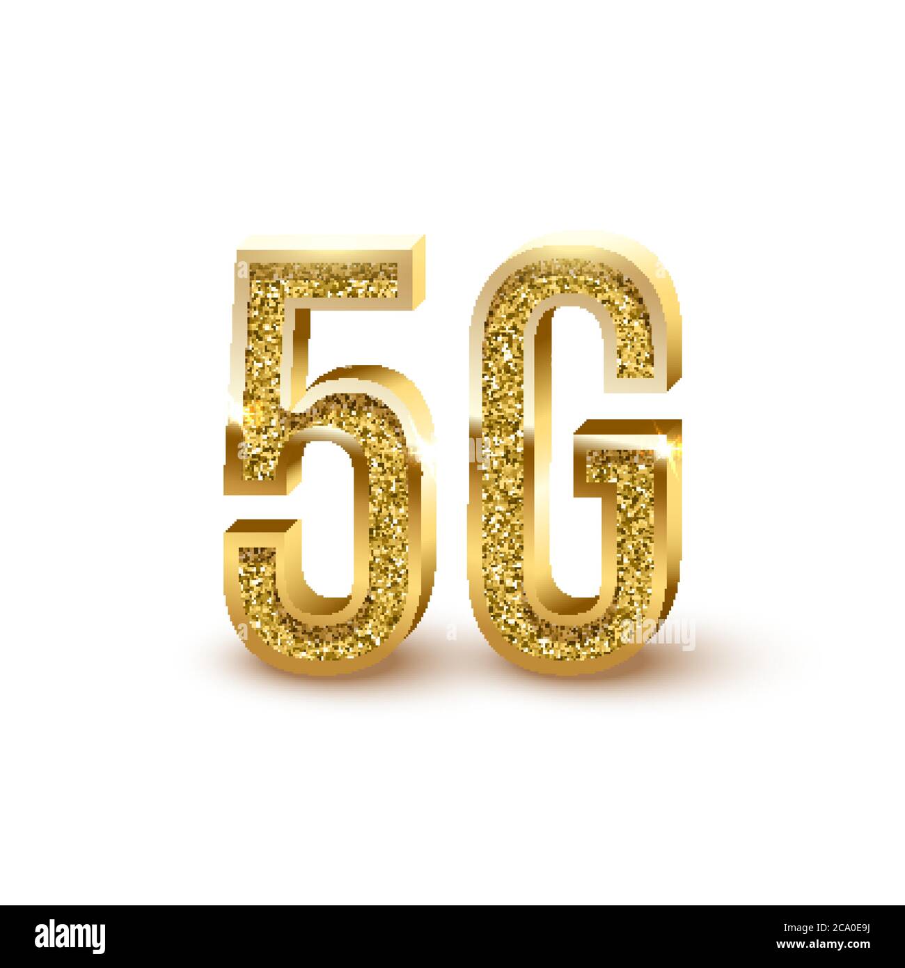 5G Internet connection 3D illustration Stock Vector