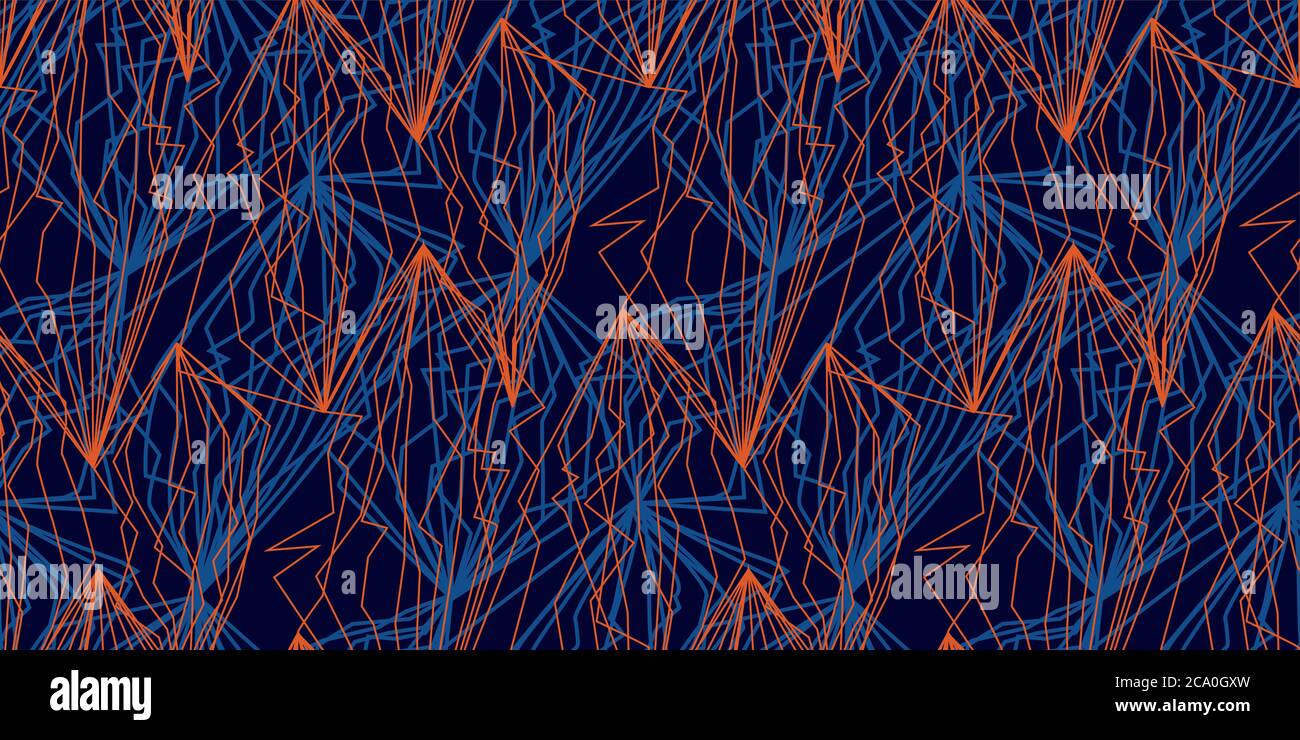 digital chaos concept geometric lines seamless pattern for background