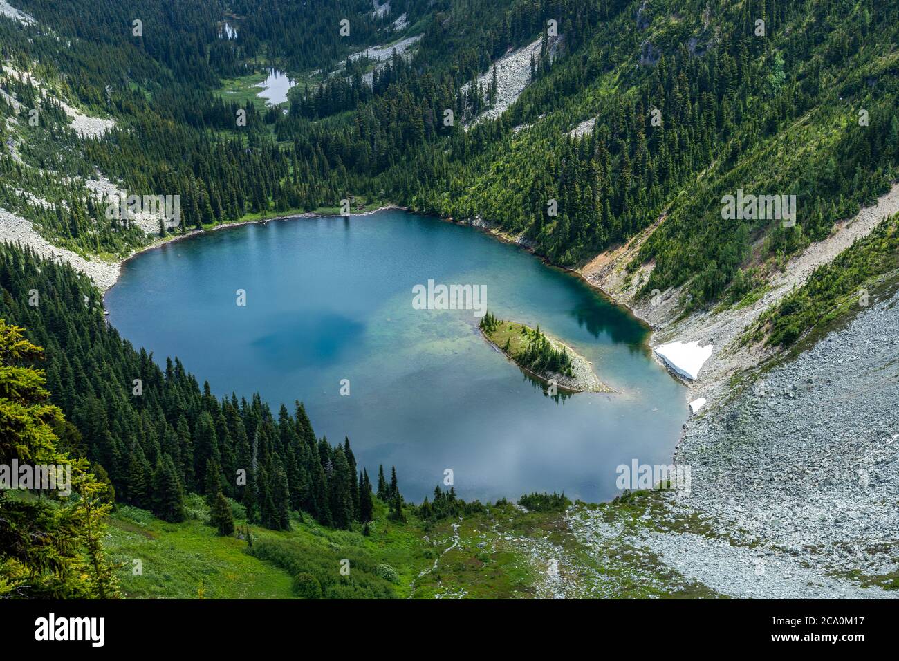 Hiking scenes in the beautiful North Cascades wilderness Stock Photo ...