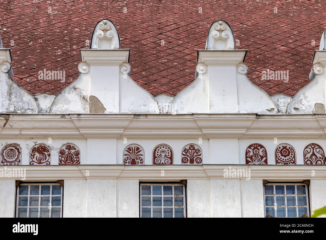 Decoration on the Karoly Eszterhazy University Comenius Campus in