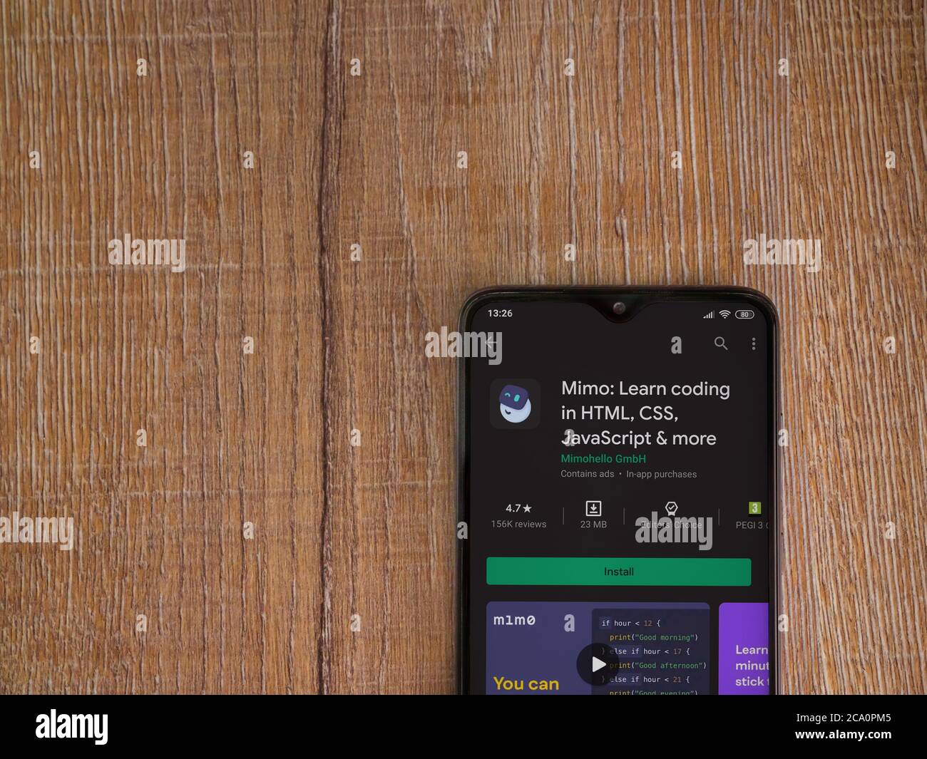 Lod, Israel - July 8, 2020: Mimo - Learning coding app play store page ...