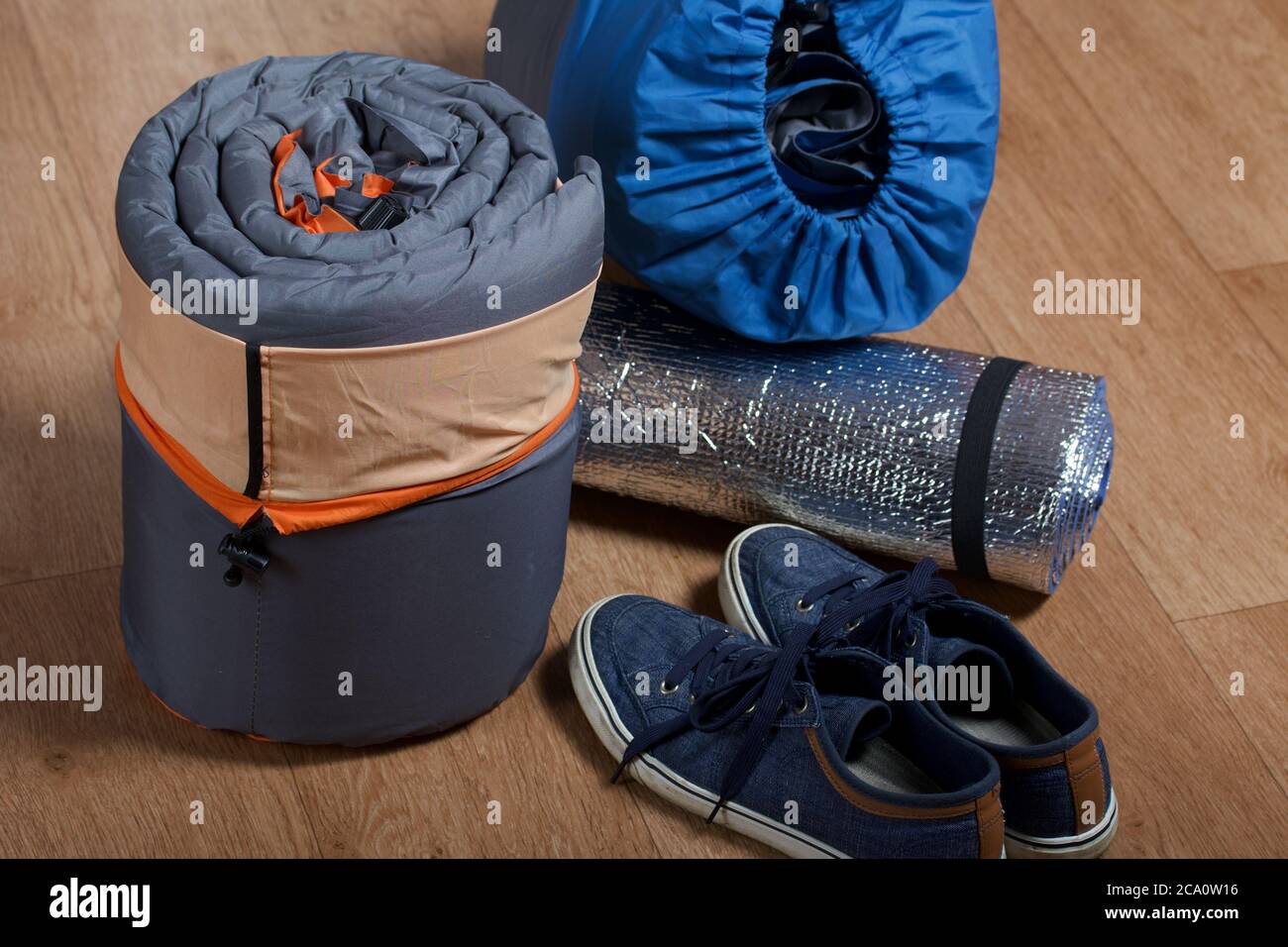 self inflating thermal mat