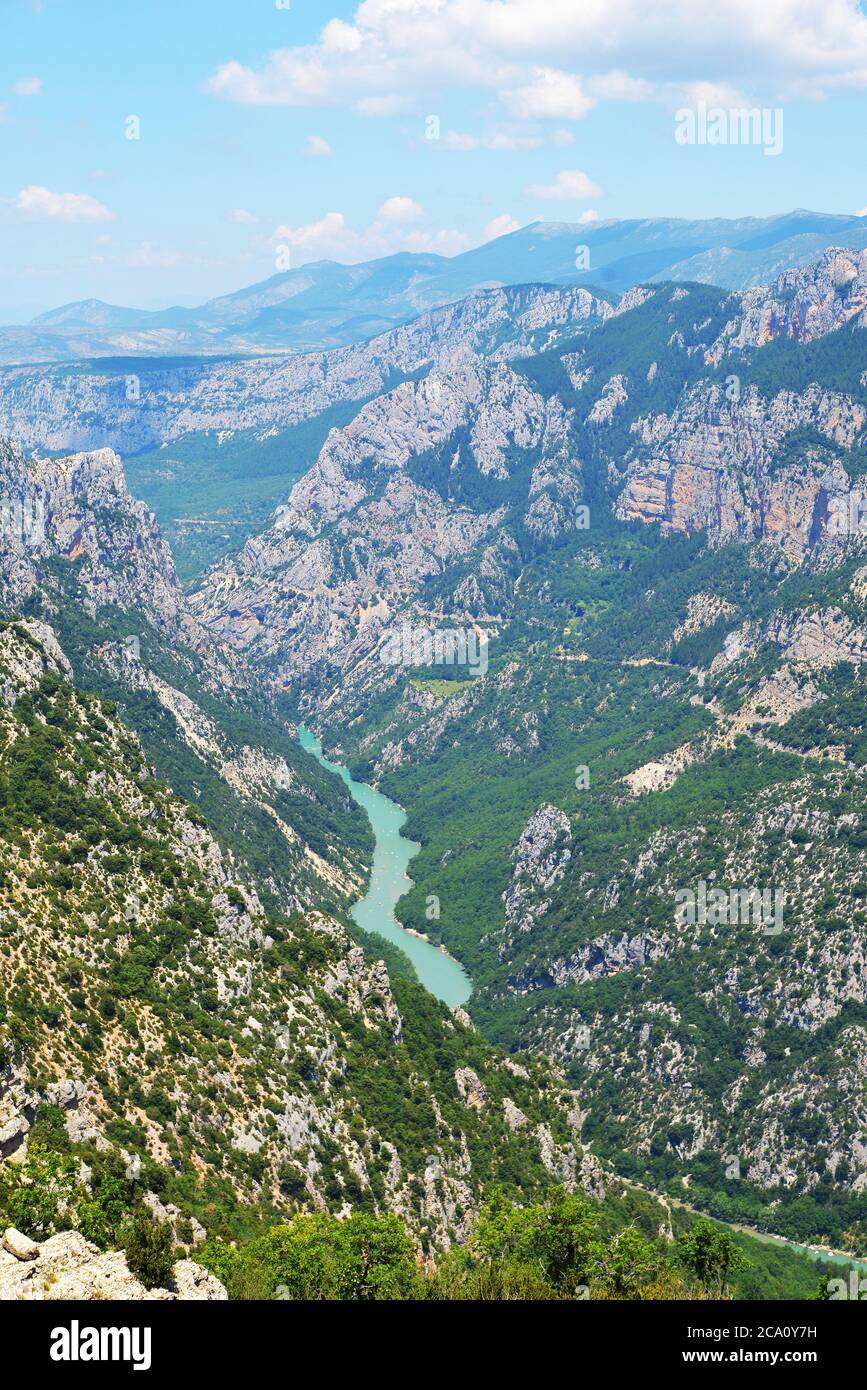 Verdon Rifts Cliffs on verdon river hi-res stock photography and images - Alamy