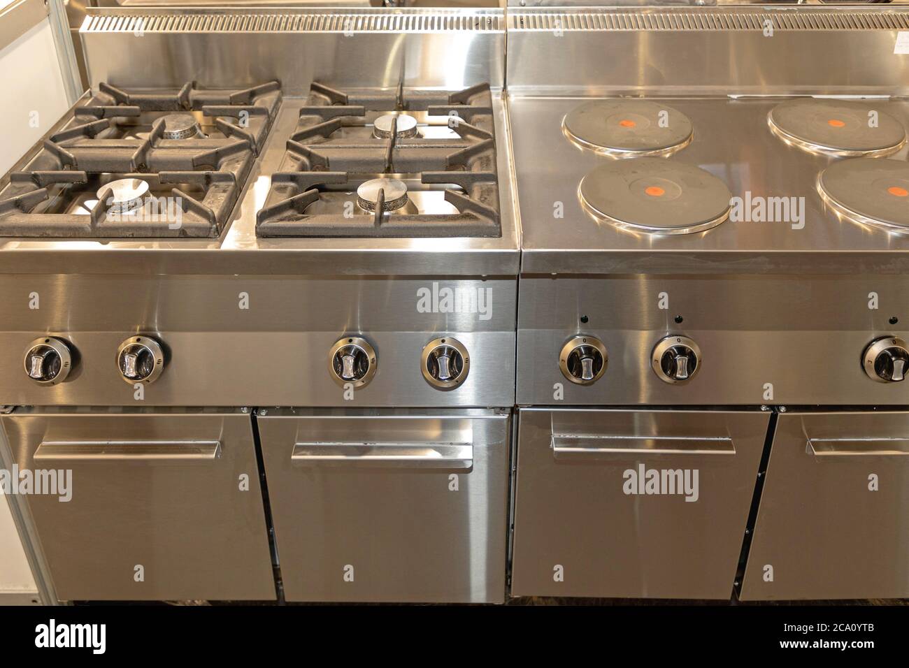 Commercial stove sale in residential kitchen