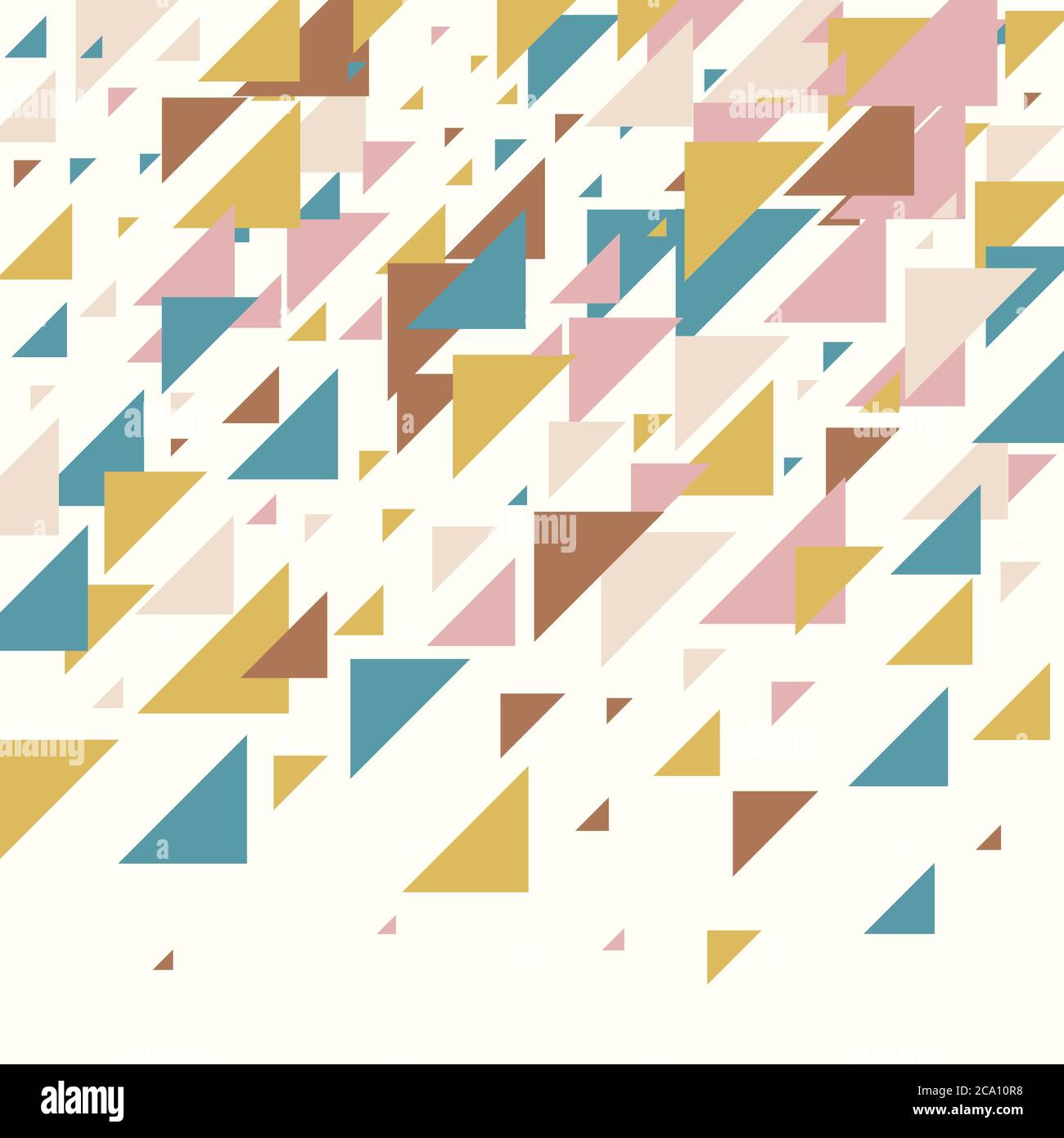 Abstract geometric background multicolor triangles pattern. Vector